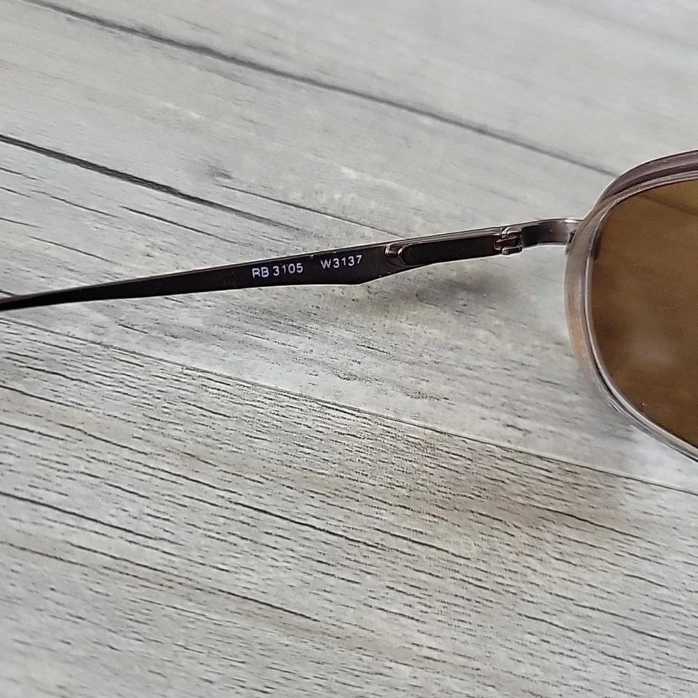 Ray-Ban RB3105 W3137 Predator‎ Brown Metal Sleek Eyeglasses Frames Only